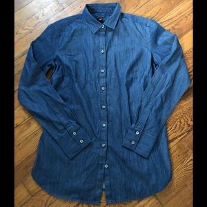 Ann Taylor Denim Button Down